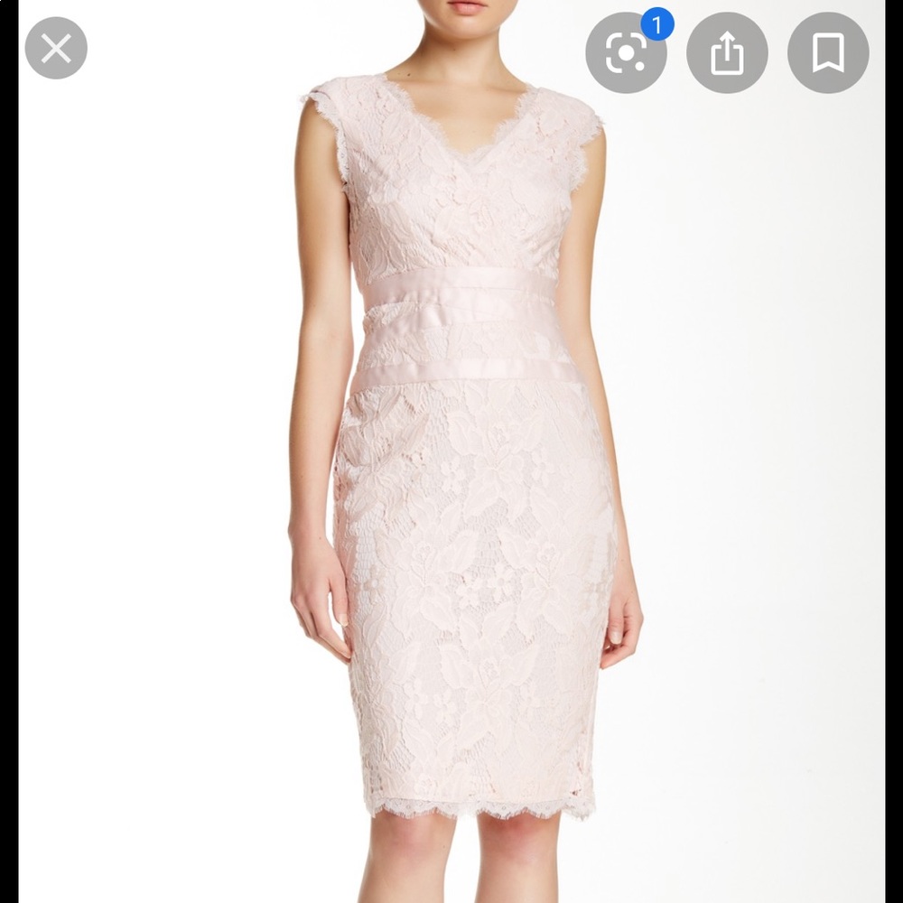 Adrianna Papell lace cocktail dress